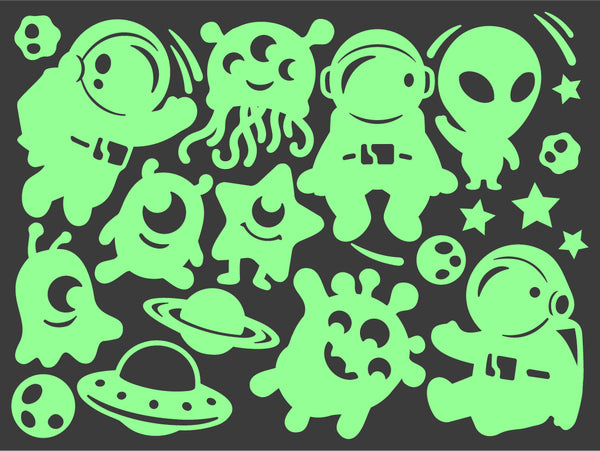 Cosmic Friends — Aliens & Astronauts Stickers
